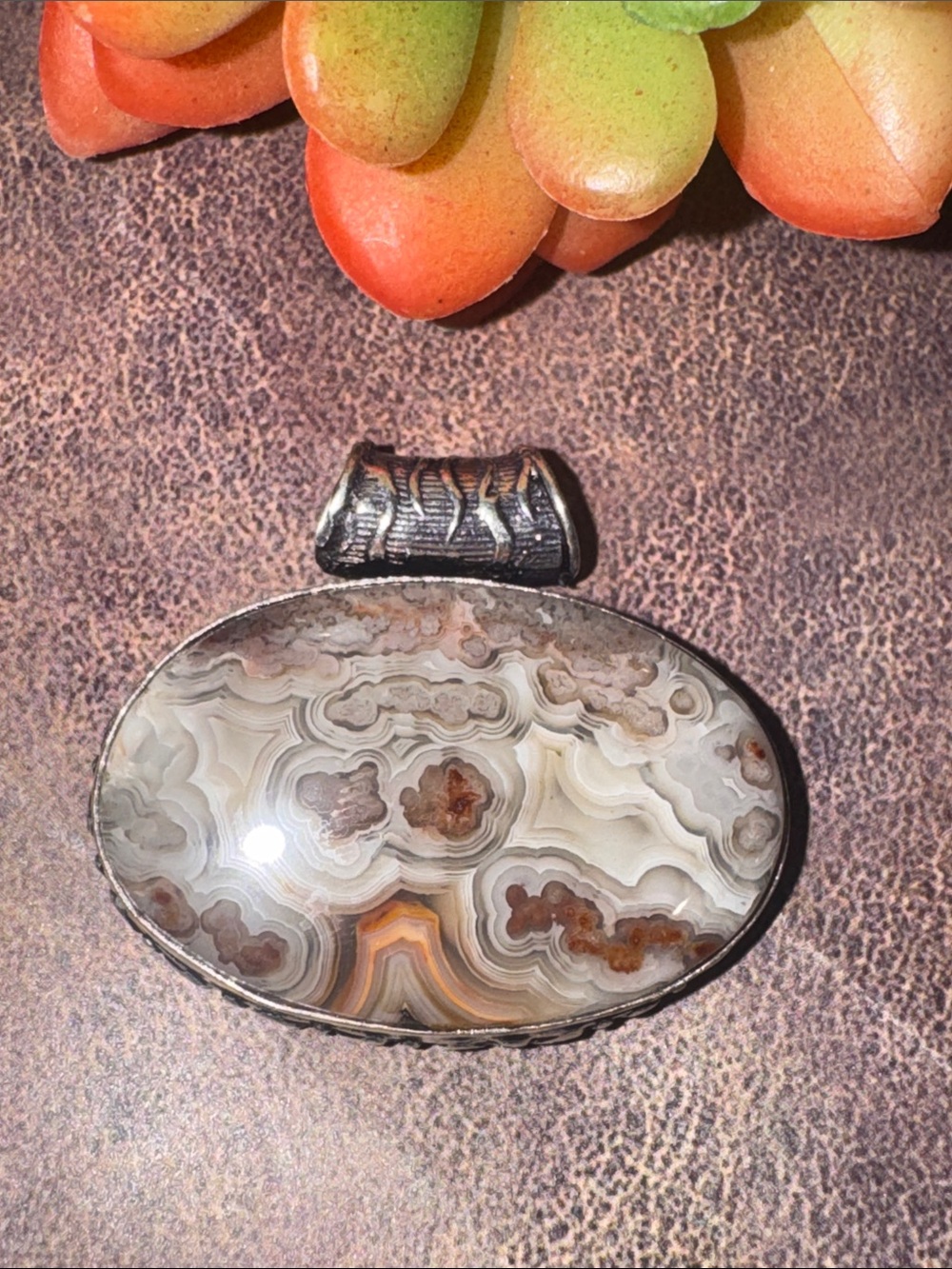 Laguna Lace Silver Pendant